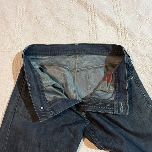 Levi 514 34x32 Slim Straight jeans - cuff distressed - Picture 7 of 8